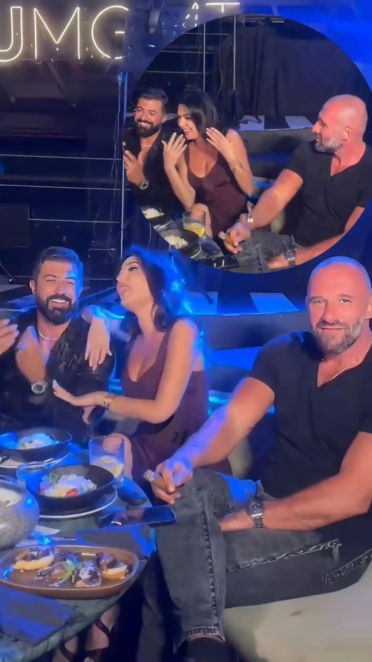 فى حضور زوجها.. تصرف عفوى من اللبنانية سيرين عبد النور مع صديقها الفنان العراقى سيف نبيل يثير سيلاً  من الانتقادات
