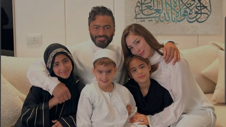 بسمة بوسيل تكشف تطورات حالة تامر حسني:  خرج من المستشفى وخبينا على الأولاد الصغيرين خبر العملية