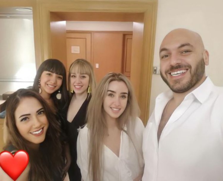 إيمي طلعت زكريا تكشف عن علاقتها الطيبة بـ هنا الزاهد وشقيقتيها بصورة جديدة