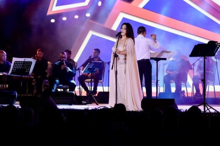 بالصور| يسرا محنوش تتألق في حفل افتتاح مهرجان صفاقس الدولي