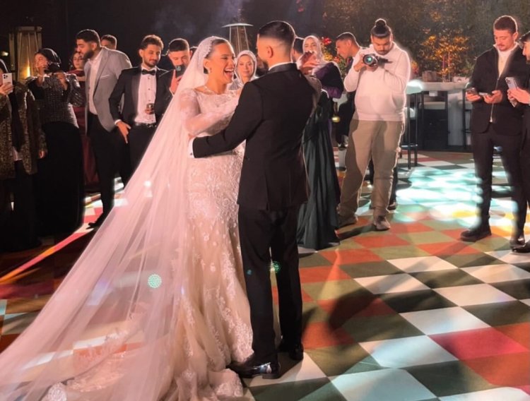 آدم خطاب نجل حنان ترك يحتفل بزفافه على فتاة من خارج الوسط الفني