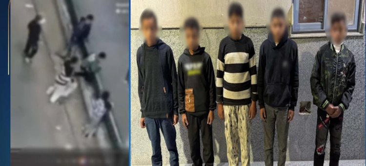 القبض على 5 أطفال لقيامهم بإلقاء حجارة على سيارات المارة بأسيوط