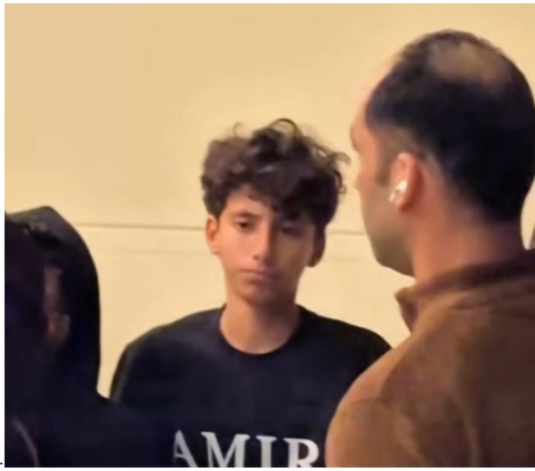 ظهور ابني زينة لأول مرة في عزاء خالهما