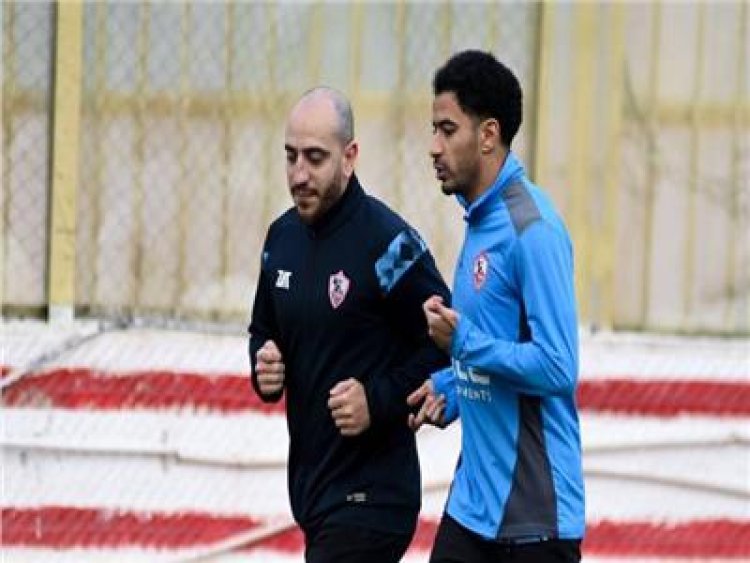 قبل لقاء بيراميدز.. عمر جابر ينتظم في مران الزمالك