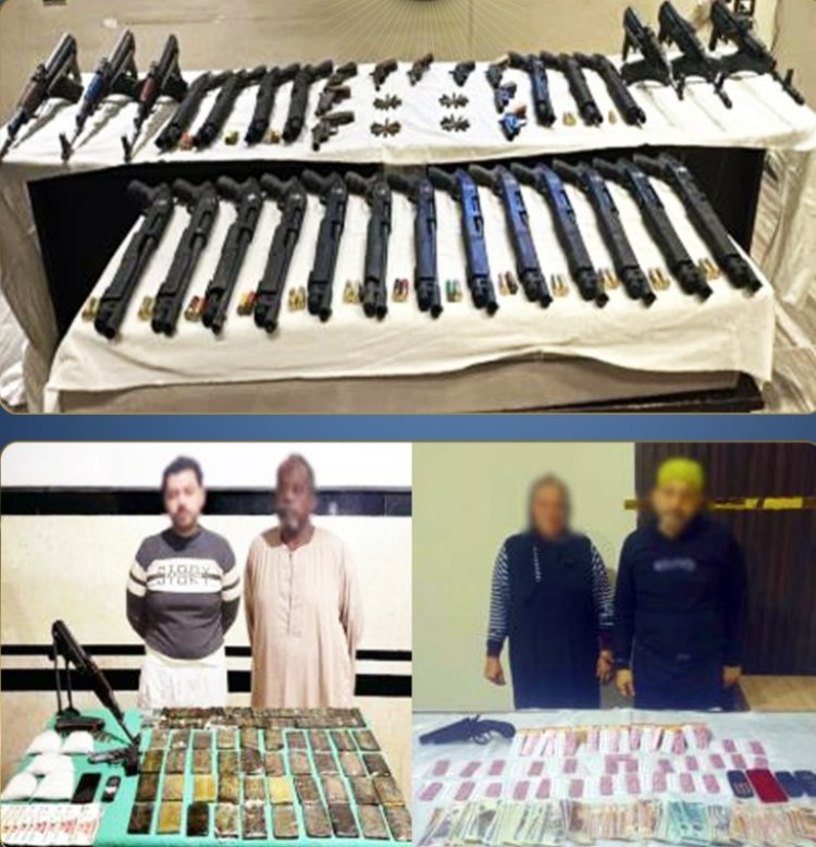 بقيمة 120 مليون جنيه ..ضبط كميات كبيرة من المخدرات قبل توزيعها في العيد  بالمحافظات