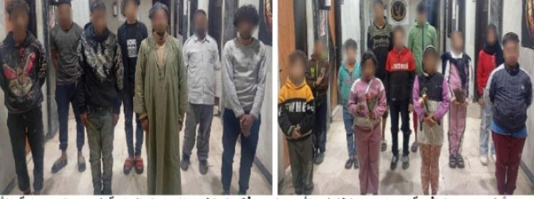 ضبط 9 أشخاص لاستغلال 16 حدثا فى أعمال التسول بالقاهرة 