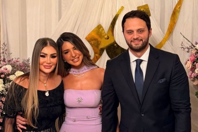 بالصور.. حفل خطوبة المهندس نور طوسون نجل الإعلامية سحر شعراوي على عروسه دينا عصام 