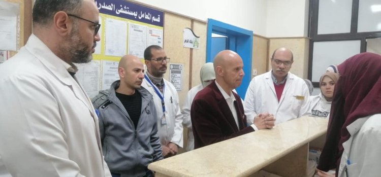 وكيل «صحة الشرقية» يتفقد الخدمات بمستشفيات الصدر والحميات والمعمل الإقليمي بالزقازيق
