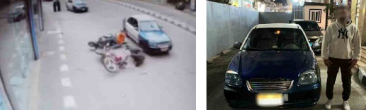 الأمن يكشف ملابسات فيديو اصطدام تاكسي بدراجتين ناريتين في طنطا 