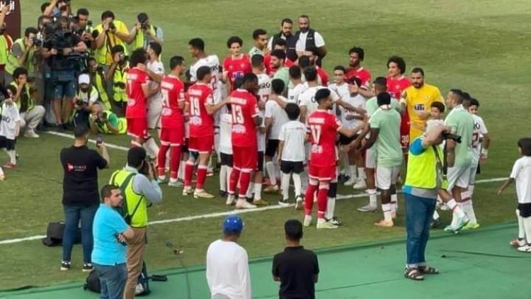 بعد التتويج بالكونفدرالية.. ممر شرفي من لاعبي فيوتشر للزمالك