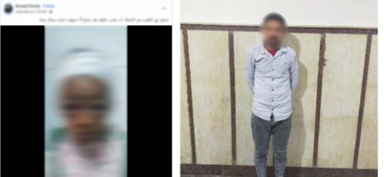 القبض على عامل الخردة المتهم بالتعدي بالضرب على نجله بالمحلة