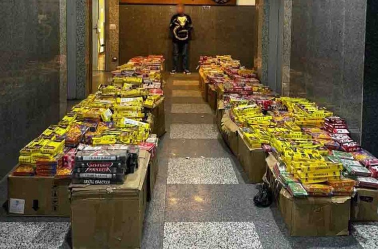 الداخلية تضبط تاجر ألعاب نارية بحوزته أكثر من مليون قطعة بالقاهرة