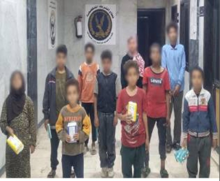 ضبط تشكيل يستغل 18 طفلًا في أعمال تسول وبيع سلع بالجيزة