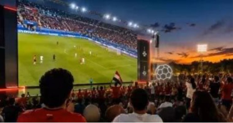 العاصمة الإدارية تحتضن أكبر مشاهدة جماعية لمباراة المنتخب المصري مع بلجيكا في بطولة كأس العالم