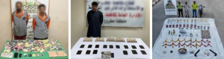 سقوط تشكيل عصابي بحوزته مخدرات بـ53 مليون جنيه في القاهرة والسويس ومطروح