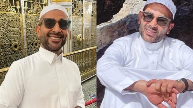 أزال الوشوم من جسده وسافر للحج.. أول ظهور للمطرب أحمد سعد فى المدينة المنورة