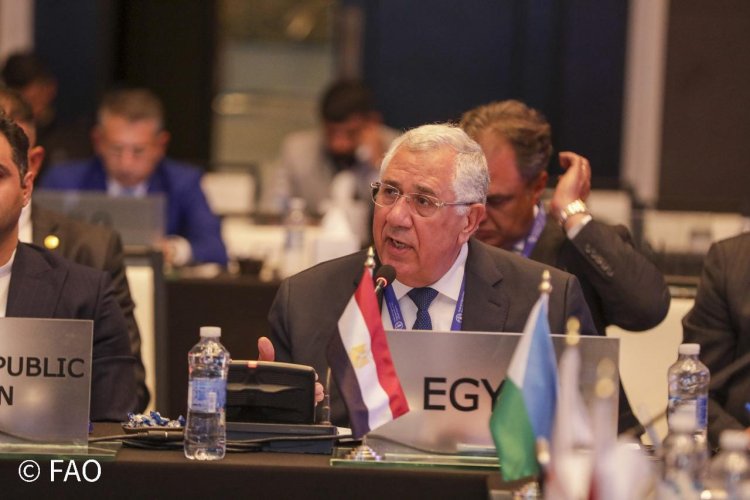 وزير الزراعة يلتقي مع نظرائه السعودي والأردني واللبناني ومدير أكساد على هامش مؤتمر  الفاو