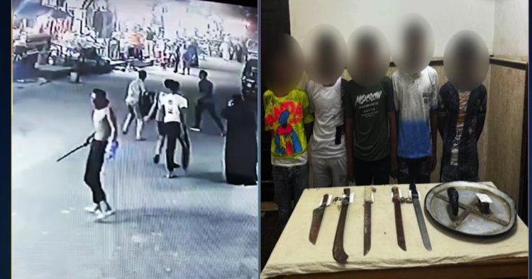 القبض على المتهمين بواقعة فيديو مشاجرة الأسلحة البيضاء فى الإسكندرية
