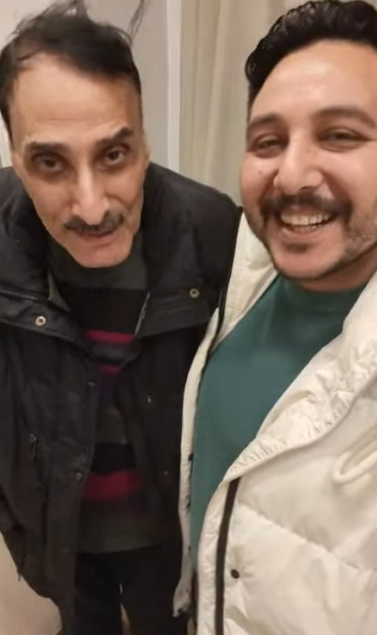 أول ظهور للفنان فتحي سعد بعد وعكته الصحية 