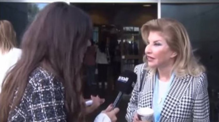 هالة سرحان تحرج مذيعة لبنانية بعد تصرف غريب منها