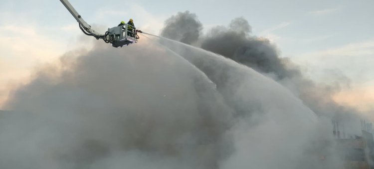 حريق يلتهم 4 منازل بمنطقة الزرايب في منشأة ناصر(صور)