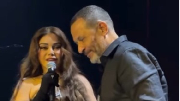 بعد نجاح شخصية رجب الجريتلي في «إش إش».. هيفاء وهبى تحتفى بـ ماجد المصرى فى حفلها بدبى على أغنية رجب