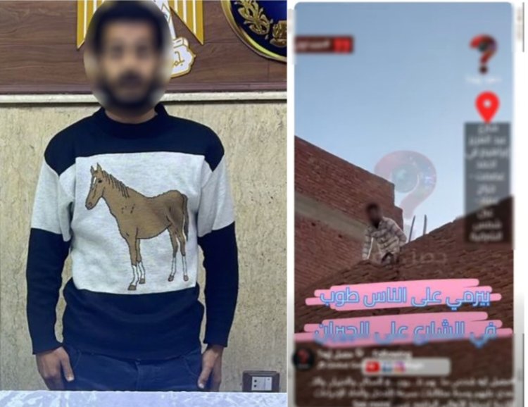 ضبط عاطل ألقى الحجارة على نجار من أعلى عقار بعين شمس بسبب ركن سيارة
