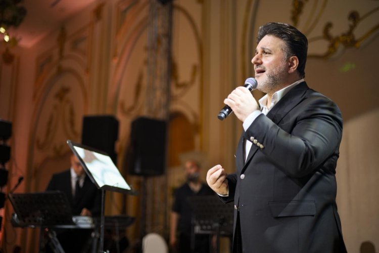 ملحم زين وزهير مراد وآدم عفارة بليلة ملكية في "فندق قلب العالم" في بغداد