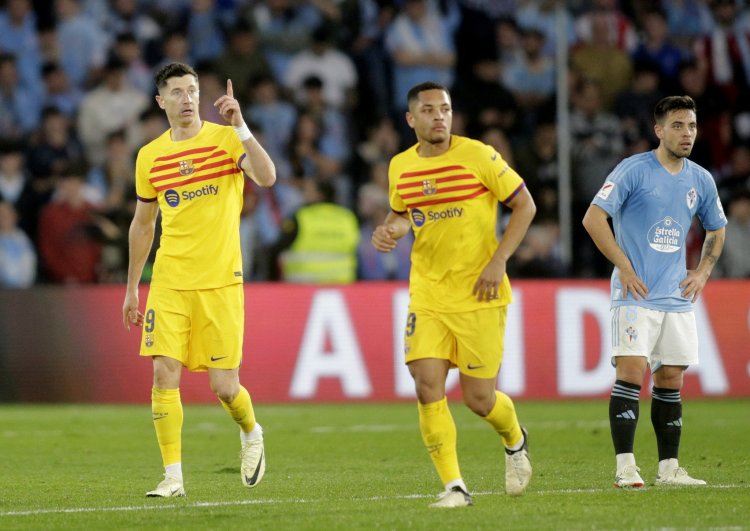 برشلونة يحقق فوزا صعبا على سيلتا فيجو في الدوري الإسباني