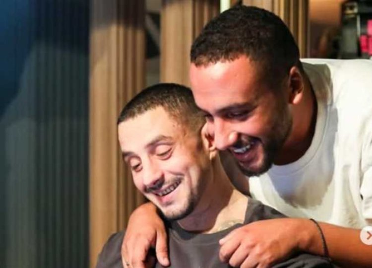 بصورة له مع خالد سامي العدل.. أحمد الفيشاوي من كواليس فيلم "سفاح التجمع": فخور بك يا خالوده