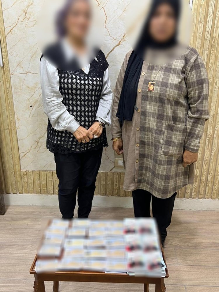 ضبط سيدتين لتوزيع أموال المواطنين وشراء الاصوات الانتخابية بالمحلة 