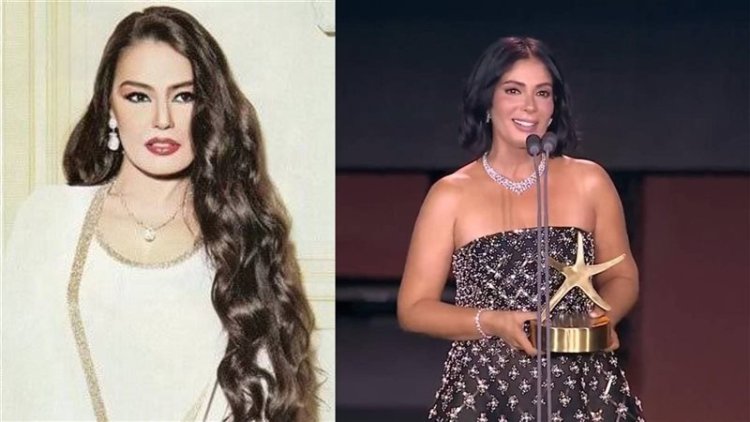 شيريهان توجه رسالة مؤثرة لمنى زكي بعد تكريمها في مهرجان الجونة