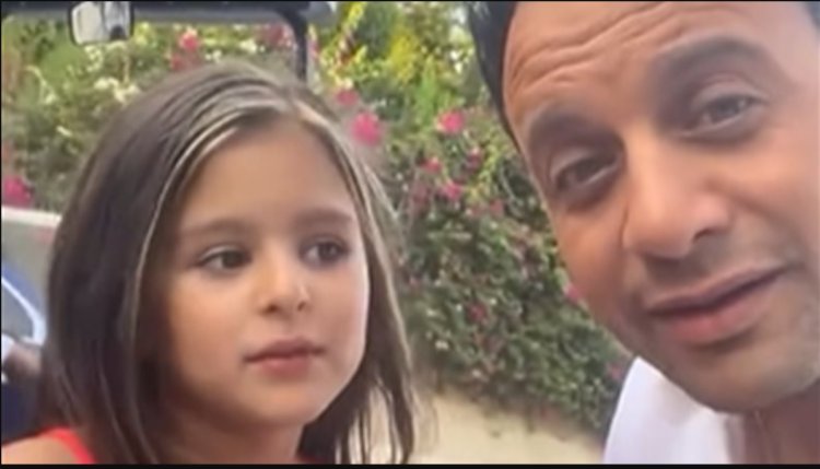 حتى شبهها.. طفلة أوكرانية تحمل اسم نيللي كريم تظهر مع مصطفى قمر