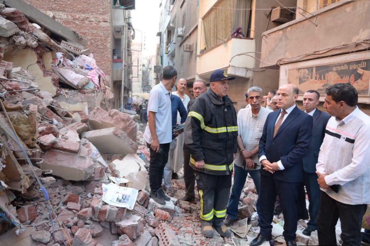 مصرع 4 أشخاص في انهيار منزل بزفتى في الغربية