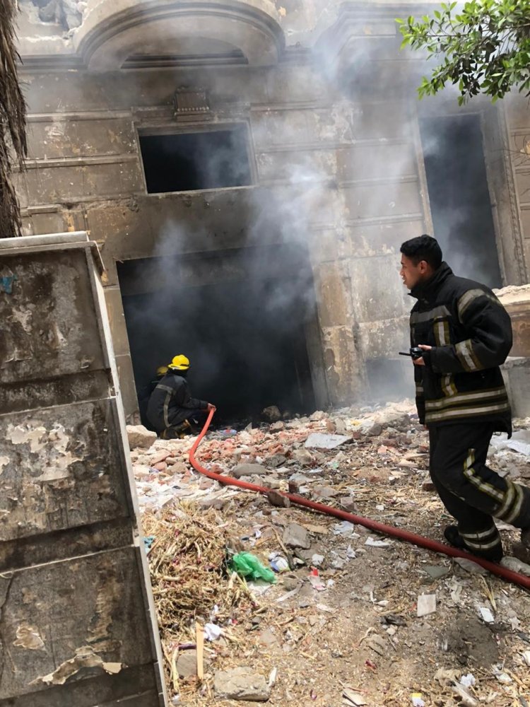 السيطرة على حريق داخل فيلا بمصر الجديدة