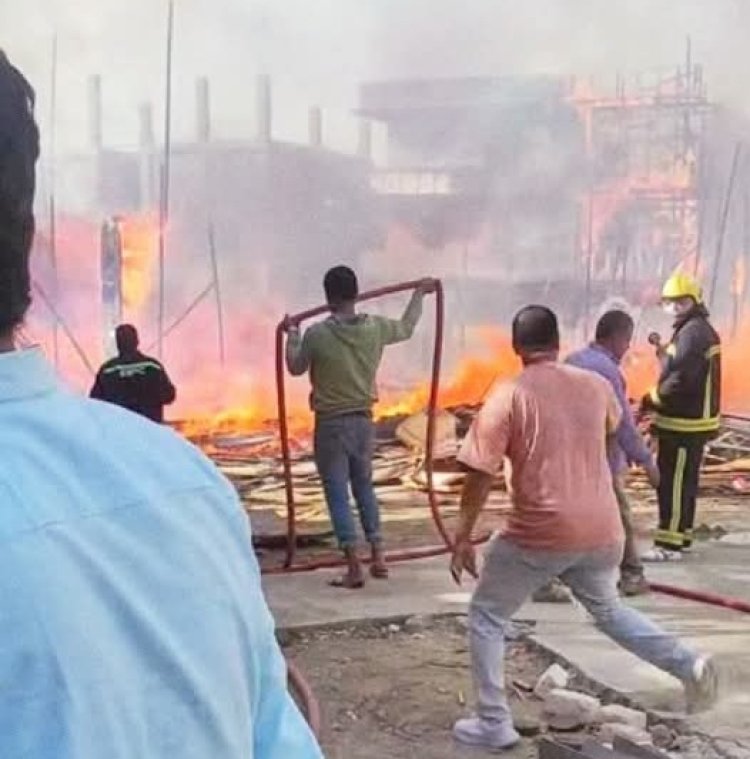 السيطرة على حريق محدود بأحد لوكيشنات التصوير بمدينة الإنتاج الإعلامي بأكتوبر