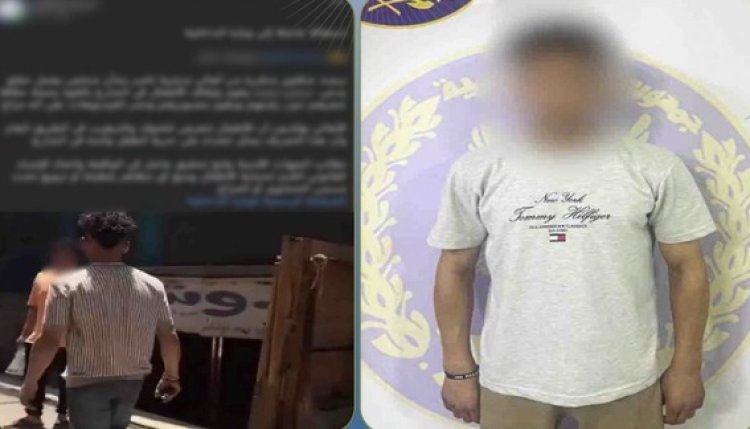 «أغرب وسيلة دعاية».. حلاق يرهب الأطفال ويقص شعرهم في الشارع للترويج لمحله بمنشاة ناصر 