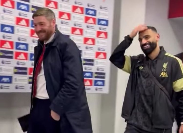 صلاح يرفض إجراء مقابلة تليفزيونية بعد مباراة ليفربول وبرايتون