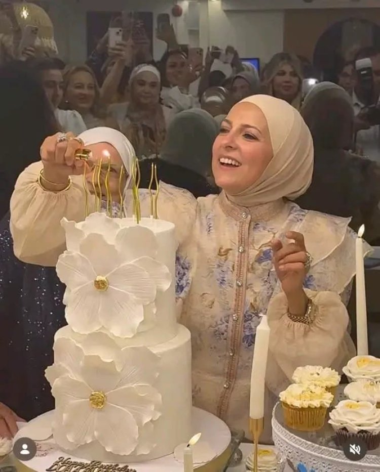 دعاء فاروق تحتفل بعيد ميلادها وسط عائلتها وأصدقائها المقربين