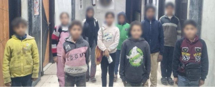 ضبط شبكة استغلال  الصغار فى أعمال التسول بالقاهرة 