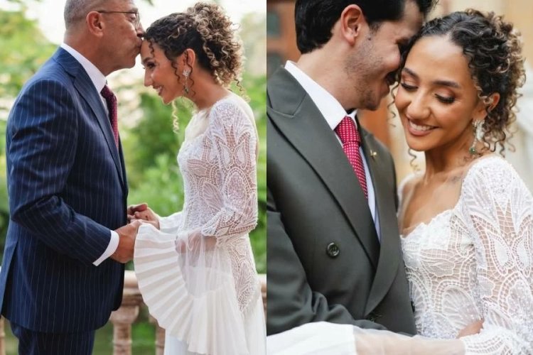 كيف بدأت قصة حب زينة أشرف عبد الباقي وألكسندر ألن؟.. صدفة على طاولة البلياردو انتهت بطلب زواج على النيل