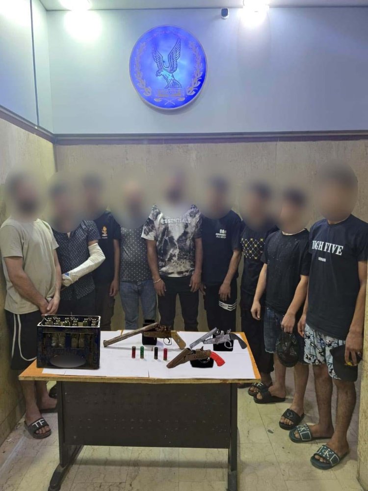 ضبط طرفي مشاجرة بالأسلحة النارية في حلوان بسبب معاكسة فتاة