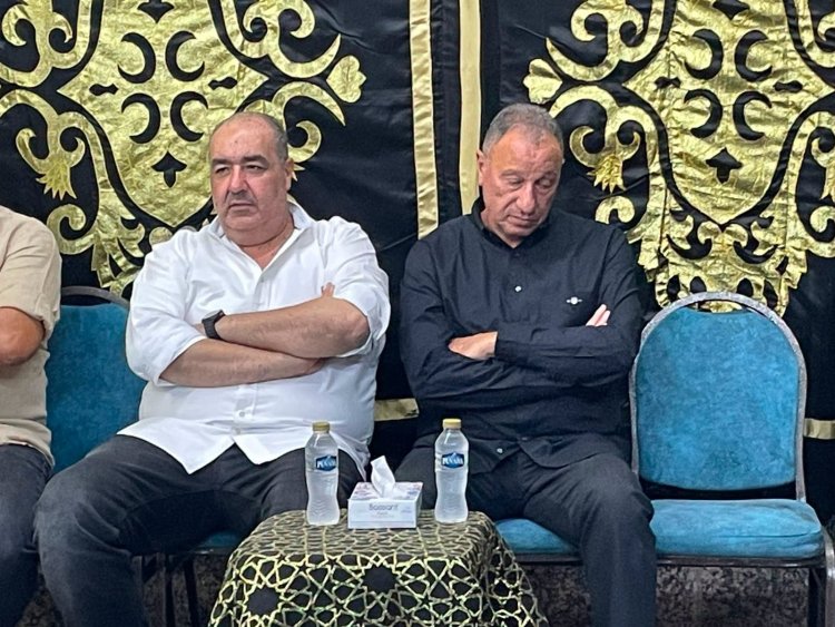 الخطيب يقدم واجب العزاء للإعلامي محمد شبانة في وفاة والدته | صور