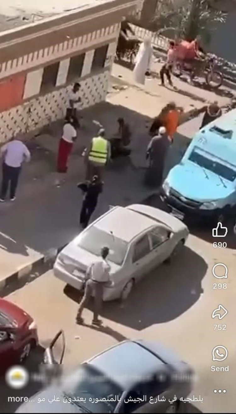 كشف ملابسات مشاجرة متداولة في فيديو بالدقهلية.