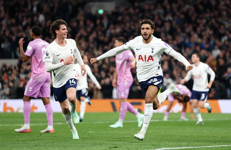 مرموش يفتتح أهدافه في أول فوز لفريق توتنهام بالدوري الإنجليزي