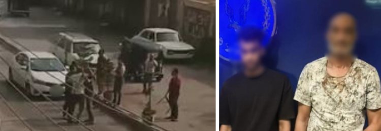 "سلاح أبيض وقطعة حديدية" في مشاجرة جيران بالدقهلية.. فيديو على فيسبوك يكشف التعدي على أب ونجله