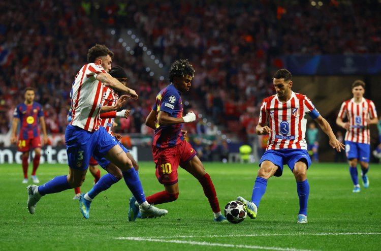 أتلتيكو مدريد يقصي برشلونة من دوري أبطال أوروبا