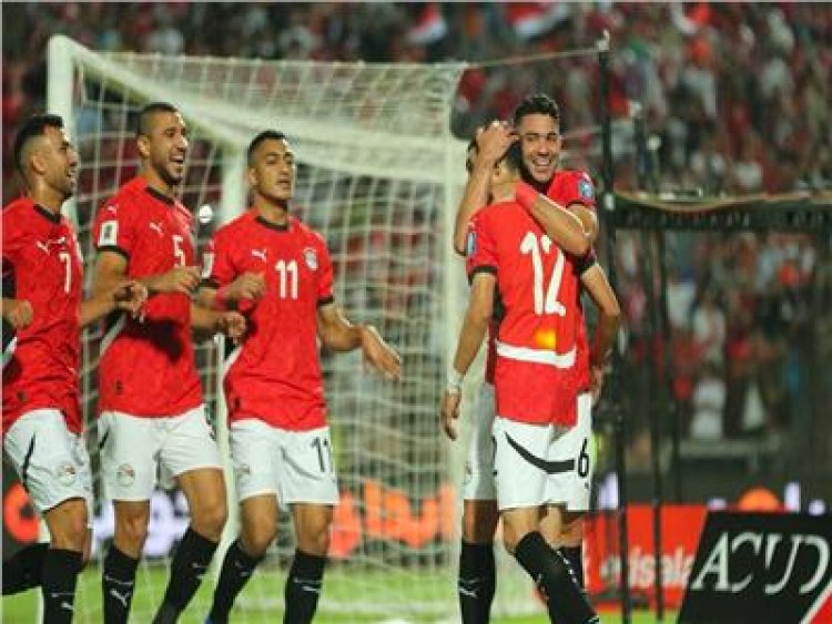 الشوط الأول.. منتخب مصر يتقدم على غينيا بيساو بهدف محمد حمدي