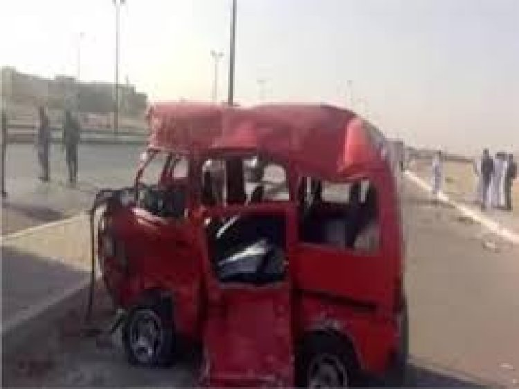 إصابة 5 أشخاص إثر انقلاب سيارة سوزوكي بطريق مصر إسكندرية الصحراوى