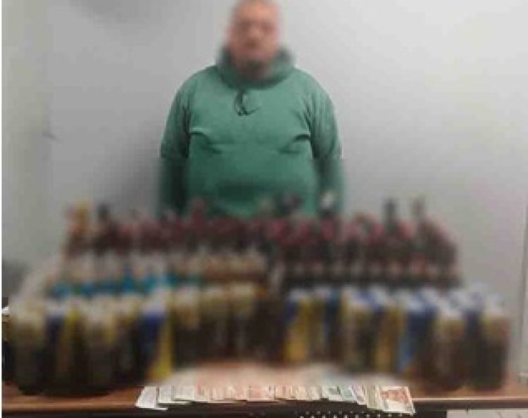 ضبط مسجلاً خطرًا يروج مشروبات كحولية مغشوشة